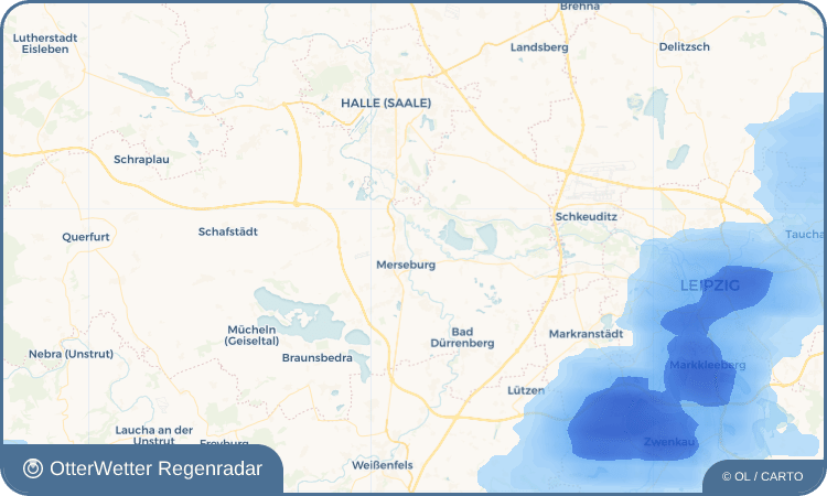 OtterWetter Regenradar-Widget Meuschau