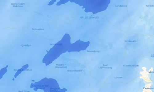 Regenradar Vorschaubild - Aktuelle Niederschläge in Milzau und Umgebung