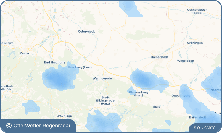 OtterWetter Regenradar-Widget Minsleben