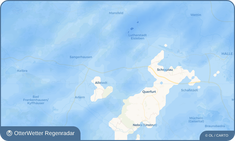 OtterWetter Regenradar-Widget Mittelhausen