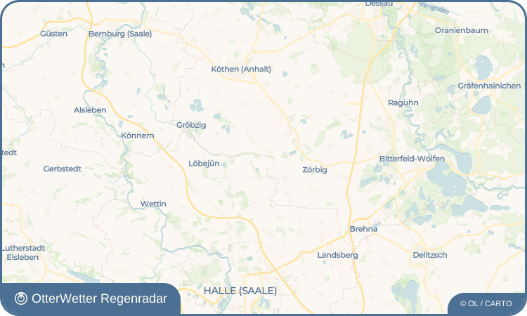 OtterWetter Regenradar-Widget Mösthinsdorf