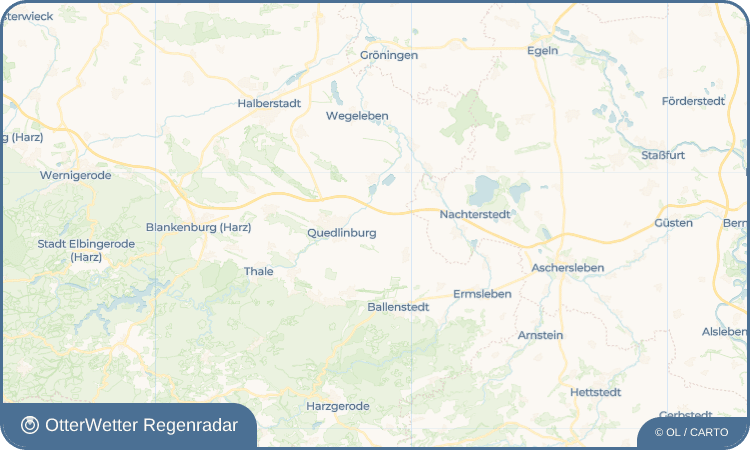 OtterWetter Regenradar-Widget Morgenrot