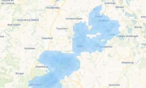 Regenradar Vorschaubild - Aktuelle Niederschläge in Näthern und Umgebung