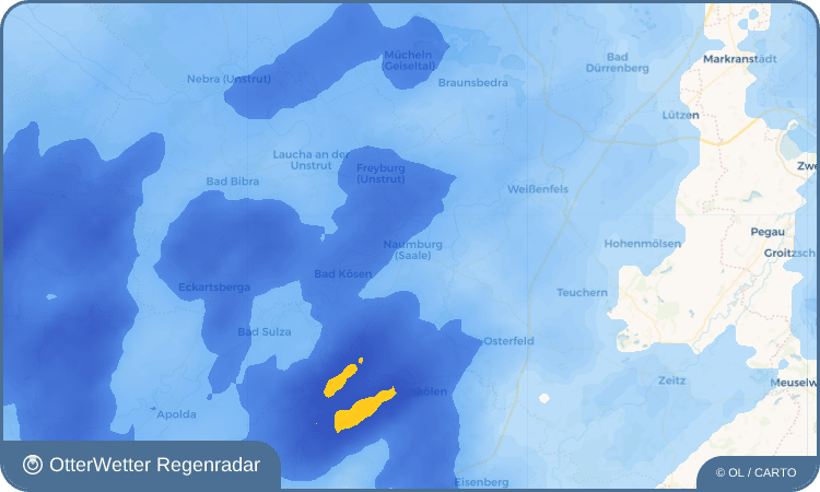 OtterWetter Regenradar-Widget Naumburg (Saale)