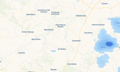 Regenradar Vorschaubild - Aktuelle Niederschläge in Neidschütz und Umgebung
