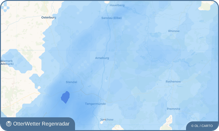 OtterWetter Regenradar-Widget Neuermark-Lübars