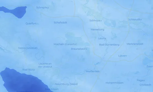 Regenradar Neumark: aktuelle Niederschläge in Neumark und Umgebung, Stand 19. Oktober 2026 um 11:15 Uhr
