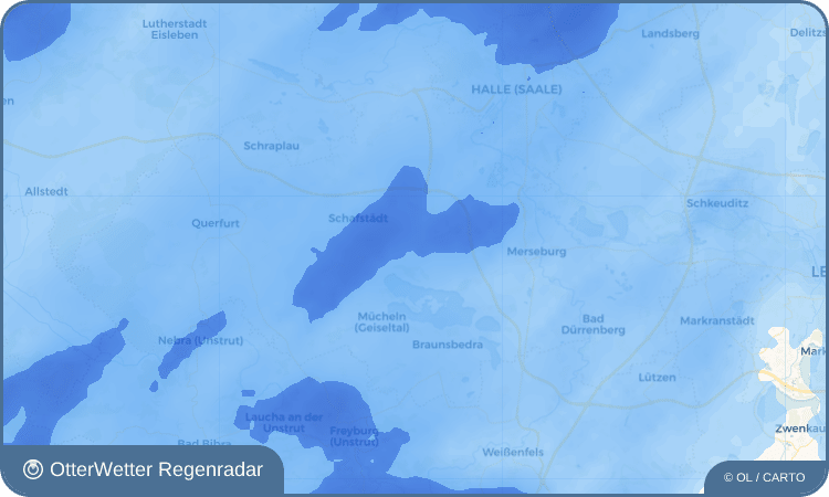 OtterWetter Regenradar-Widget Niederklobikau