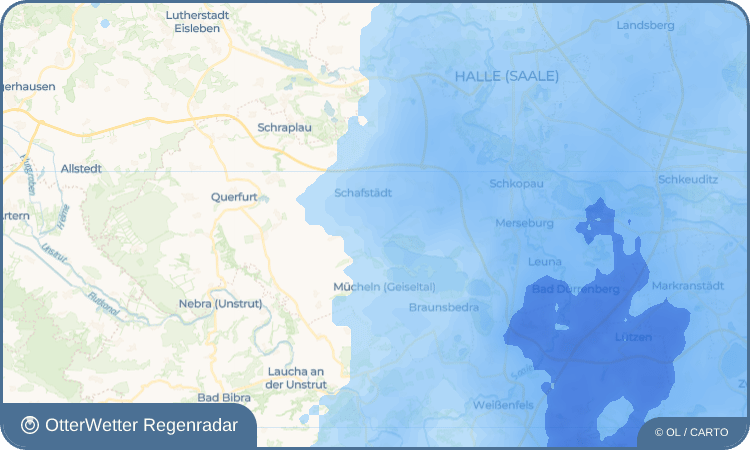 OtterWetter Regenradar-Widget Niederwünsch