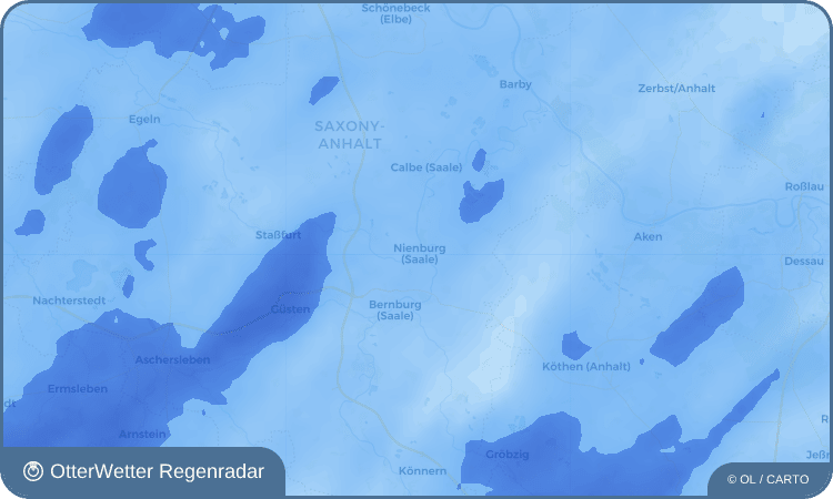 OtterWetter Regenradar-Widget Nienburg (Saale)