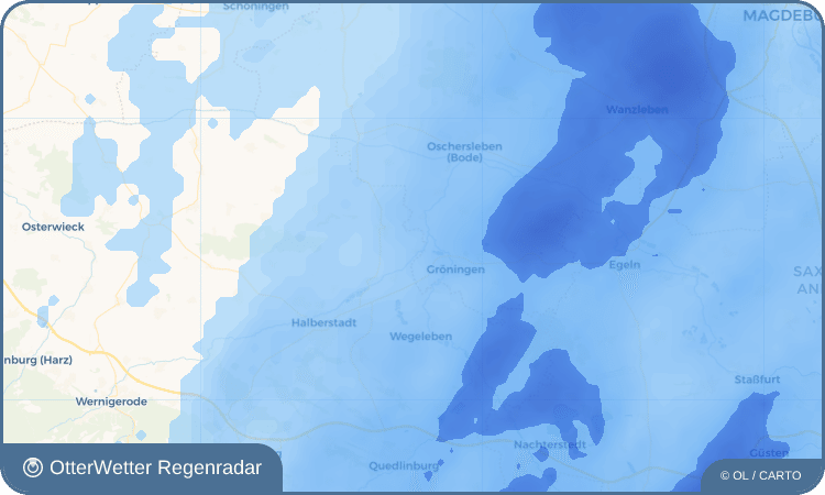 OtterWetter Regenradar-Widget Nienhagen