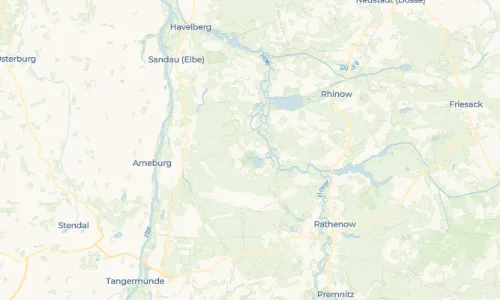 Regenradar Vorschaubild - Aktuelle Niederschläge in Nierow und Umgebung