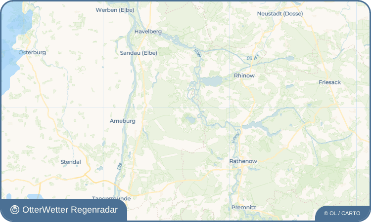 OtterWetter Regenradar-Widget Nierow