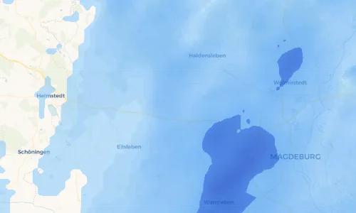 Regenradar Vorschaubild - Aktuelle Niederschläge in Nordgermersleben und Umgebung
