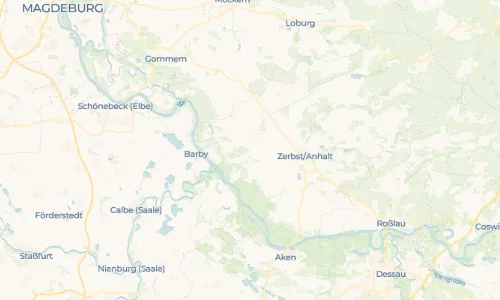 Regenradar Vorschaubild - Aktuelle Niederschläge in Nutha-Siedlung und Umgebung