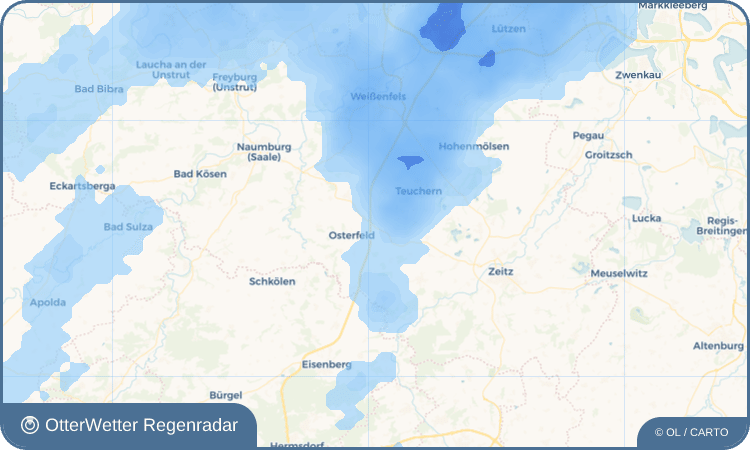 OtterWetter Regenradar-Widget Oberkaka