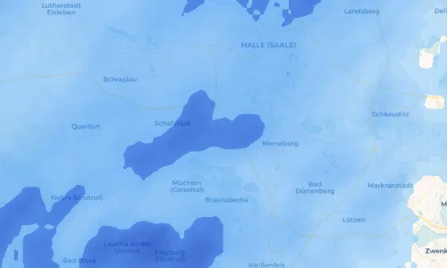Regenradar Vorschaubild - Aktuelle Niederschläge in Oberkriegstedt und Umgebung