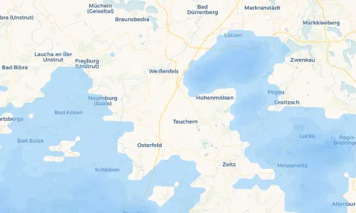 Regenradar-Vorschau: aktuelle Niederschläge in Obernessa und Umgebung