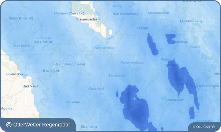 Widget-Vorschau für Obernessa Wetter-Widget-Vorschau mit Vorhersagedaten für Obernessa