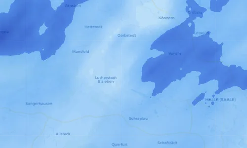 Regenradar Vorschaubild - Aktuelle Niederschläge in Oberrißdorf und Umgebung