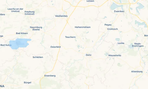 Regenradar Vorschaubild - Aktuelle Niederschläge in Oberschwöditz und Umgebung