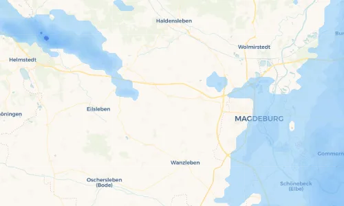 Regenradar Vorschaubild - Aktuelle Niederschläge in Ochtmersleben und Umgebung