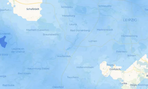 Regenradar Vorschaubild - Aktuelle Niederschläge in Oeglitzsch und Umgebung