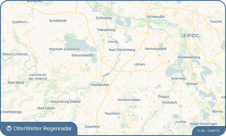 OtterWetter Regenradar-Widget Oeglitzsch
