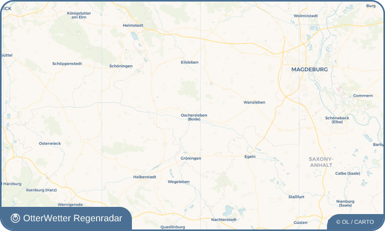 OtterWetter Regenradar-Widget Oschersleben (Bode)