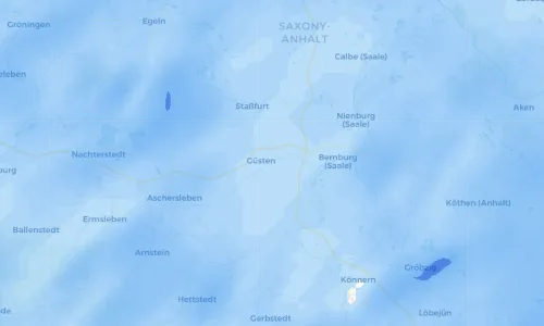 Regenradar Vorschaubild - Aktuelle Niederschläge in Osmarsleben und Umgebung