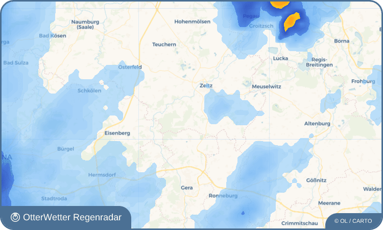 OtterWetter Regenradar-Widget Ossig