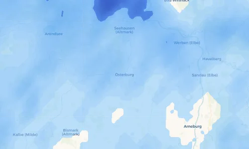 Regenradar Vorschaubild - Aktuelle Niederschläge in Osterburg und Umgebung