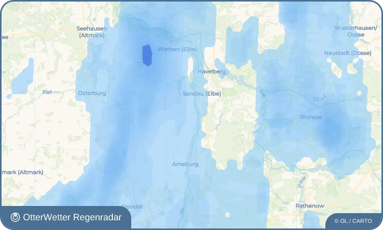Wetter-Widget-Vorschau mit Vorhersagedaten für Osterholz
