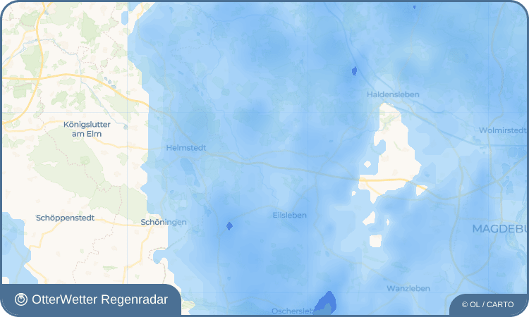 OtterWetter Regenradar-Widget Ostingersleben