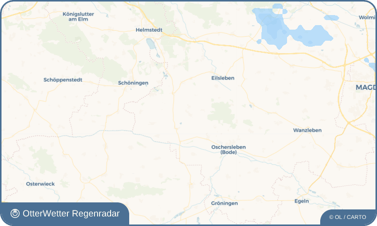 OtterWetter Regenradar-Widget Ottleben