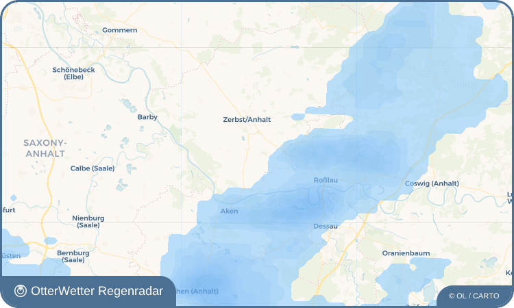 Widget-Vorschau für Pakendorf Wetter-Widget-Vorschau mit Vorhersagedaten für Pakendorf