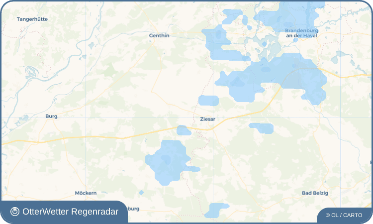 Wetter-Widget-Vorschau mit Vorhersagedaten für Paplitz