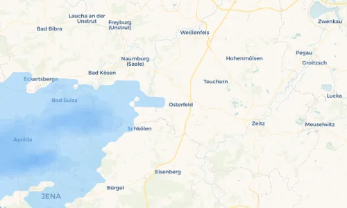 Regenradar Vorschaubild - Aktuelle Niederschläge in Pauscha und Umgebung