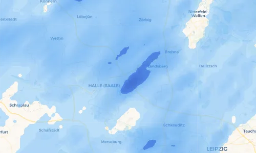 Regenradar Vorschaubild - Aktuelle Niederschläge in Peißen und Umgebung