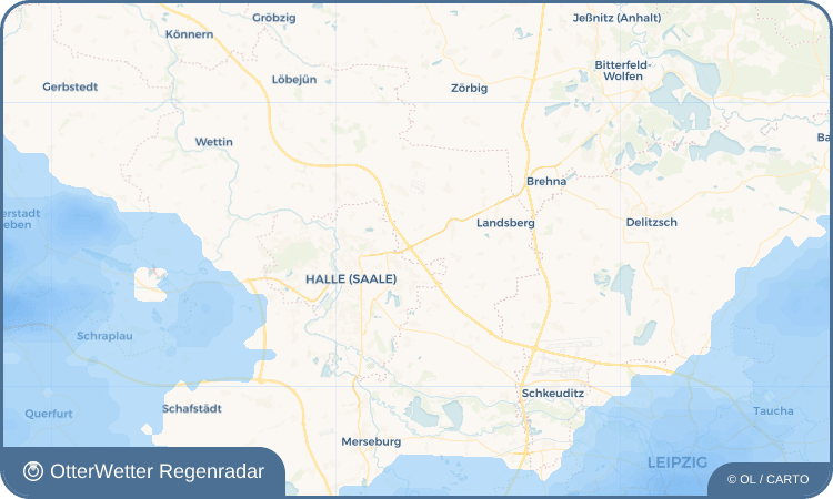 OtterWetter Regenradar-Widget Peißen