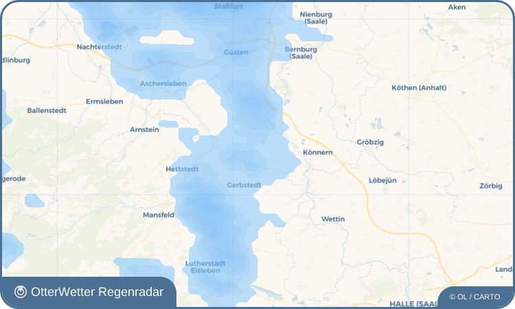 OtterWetter Regenradar-Widget Piesdorf
