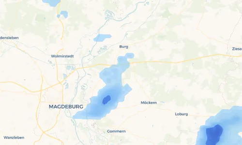 Regenradar Vorschaubild - Aktuelle Niederschläge in Pietzpuhl und Umgebung