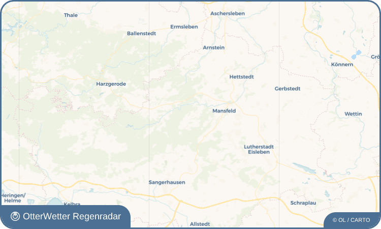 OtterWetter Regenradar-Widget Piskaborn
