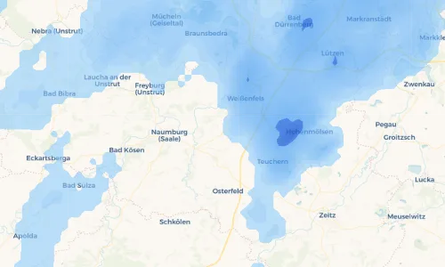Regenradar Vorschaubild - Aktuelle Niederschläge in Plennschütz und Umgebung