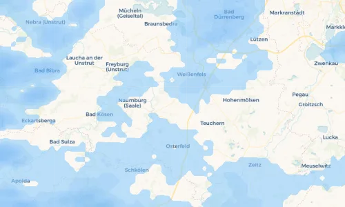 Regenradar Vorschaubild - Aktuelle Niederschläge in Plotha und Umgebung