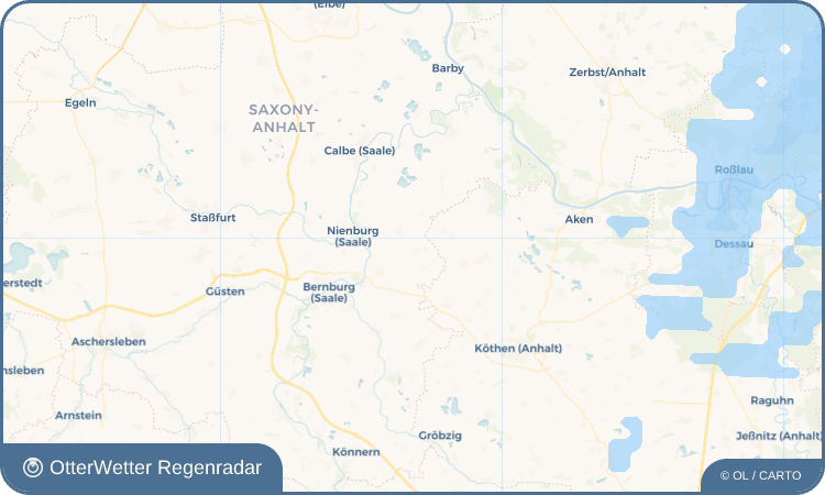 OtterWetter Regenradar-Widget Pobzig