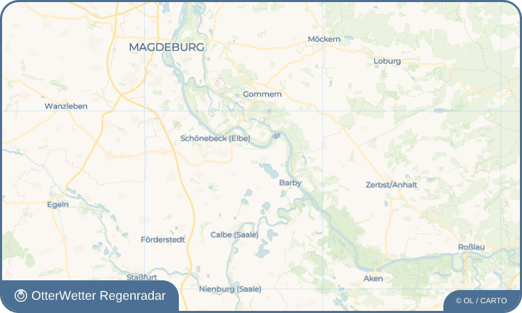 OtterWetter Regenradar-Widget Pömmelte