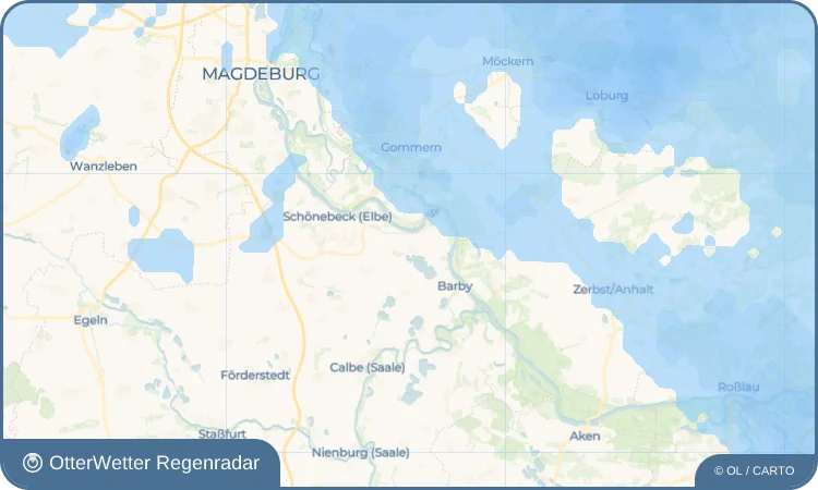 Widget-Vorschau für Pömmelte Wetter-Widget-Vorschau mit Vorhersagedaten für Pömmelte
