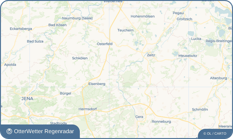 OtterWetter Regenradar-Widget Pötewitz