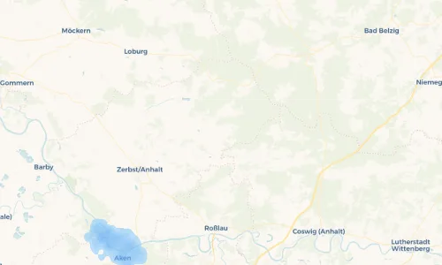 Regenradar Vorschaubild - Aktuelle Niederschläge in Polenzko und Umgebung